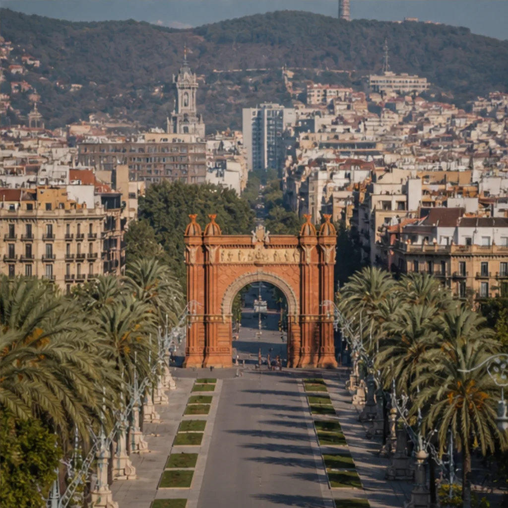 Illustrative Long Lens Experience preview for Arc de Triomf
