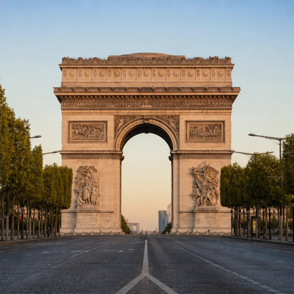 Illustrative Étoile Symmetry Experience preview for Arc de Triomphe