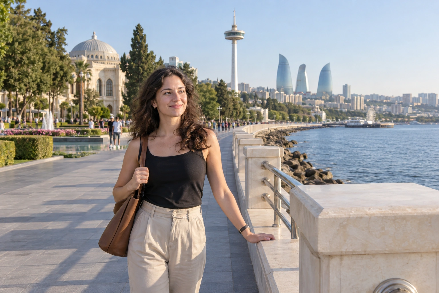 Illustrative Promenade Daylight Experience preview at Baku Boulevard