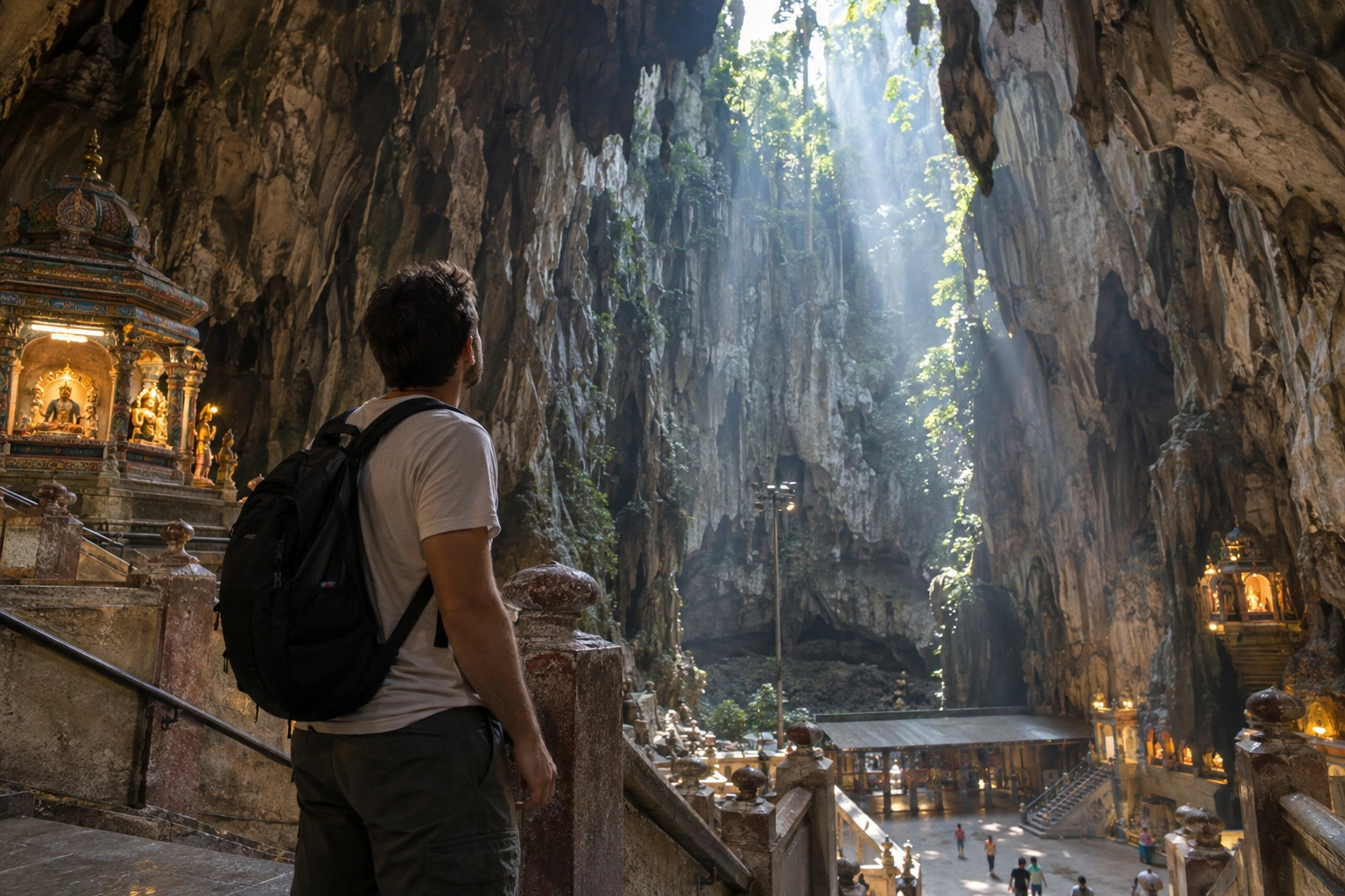 Illustrative Limestone Cave Light Experience preview for Batu Caves