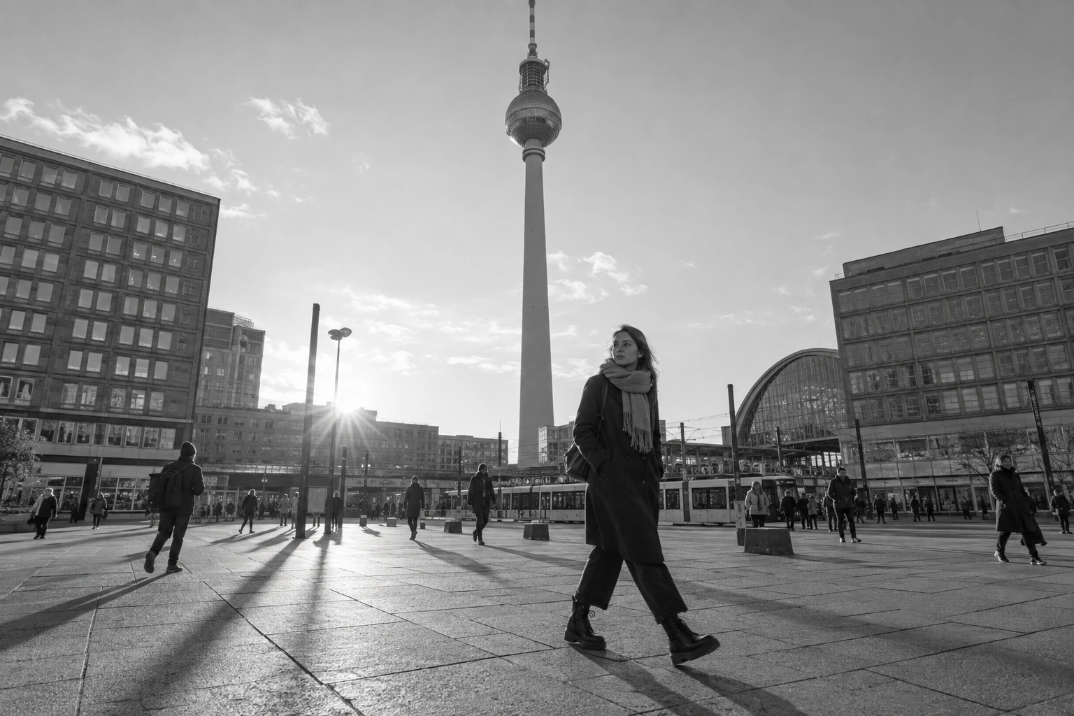 Illustrative TV Tower on Film Experience preview for Berlin TV Tower