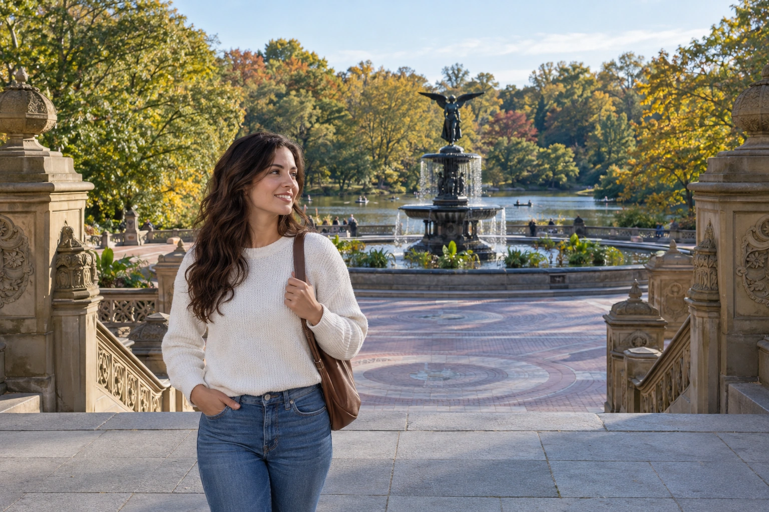 Illustrative Terrace and Lake Experience preview for Bethesda Terrace
