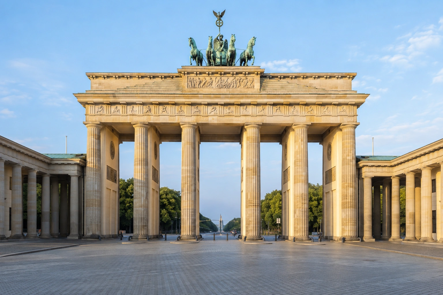Illustrative artwork of the Brandenburg Gate