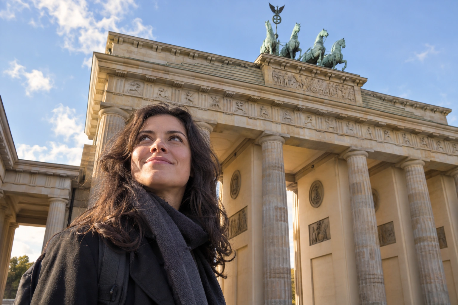 Illustrative Quadriga and Columns Experience preview for Brandenburg Gate