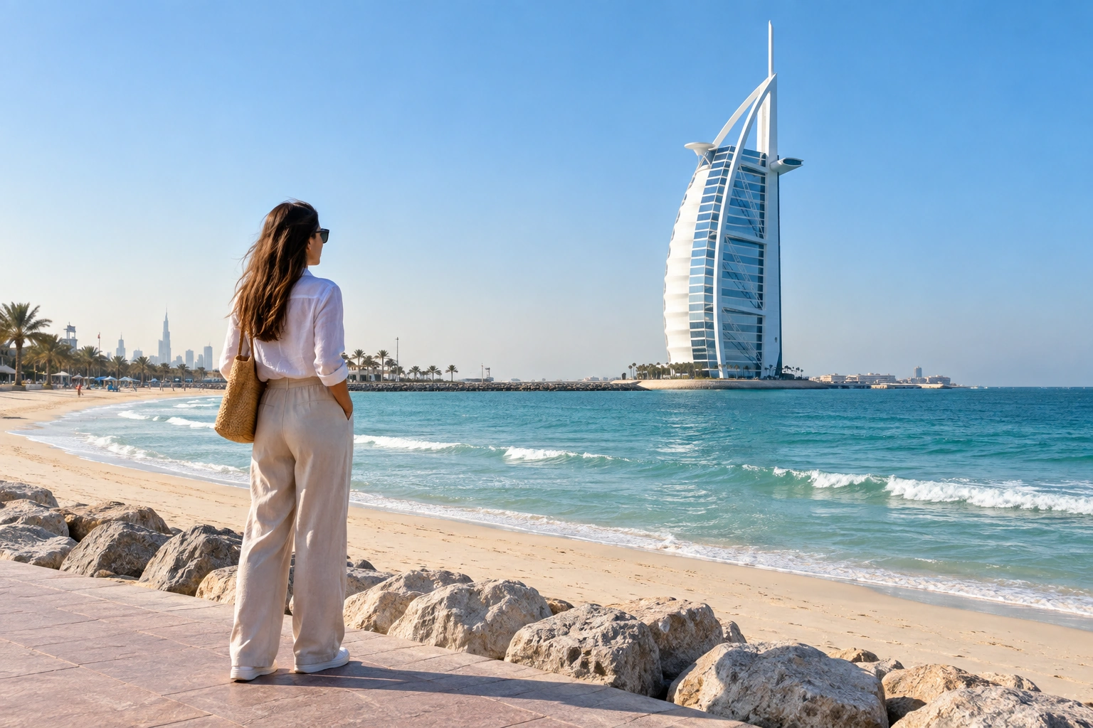 Illustrative Jumeirah Horizon Experience preview for Burj Al Arab Beach Viewpoint