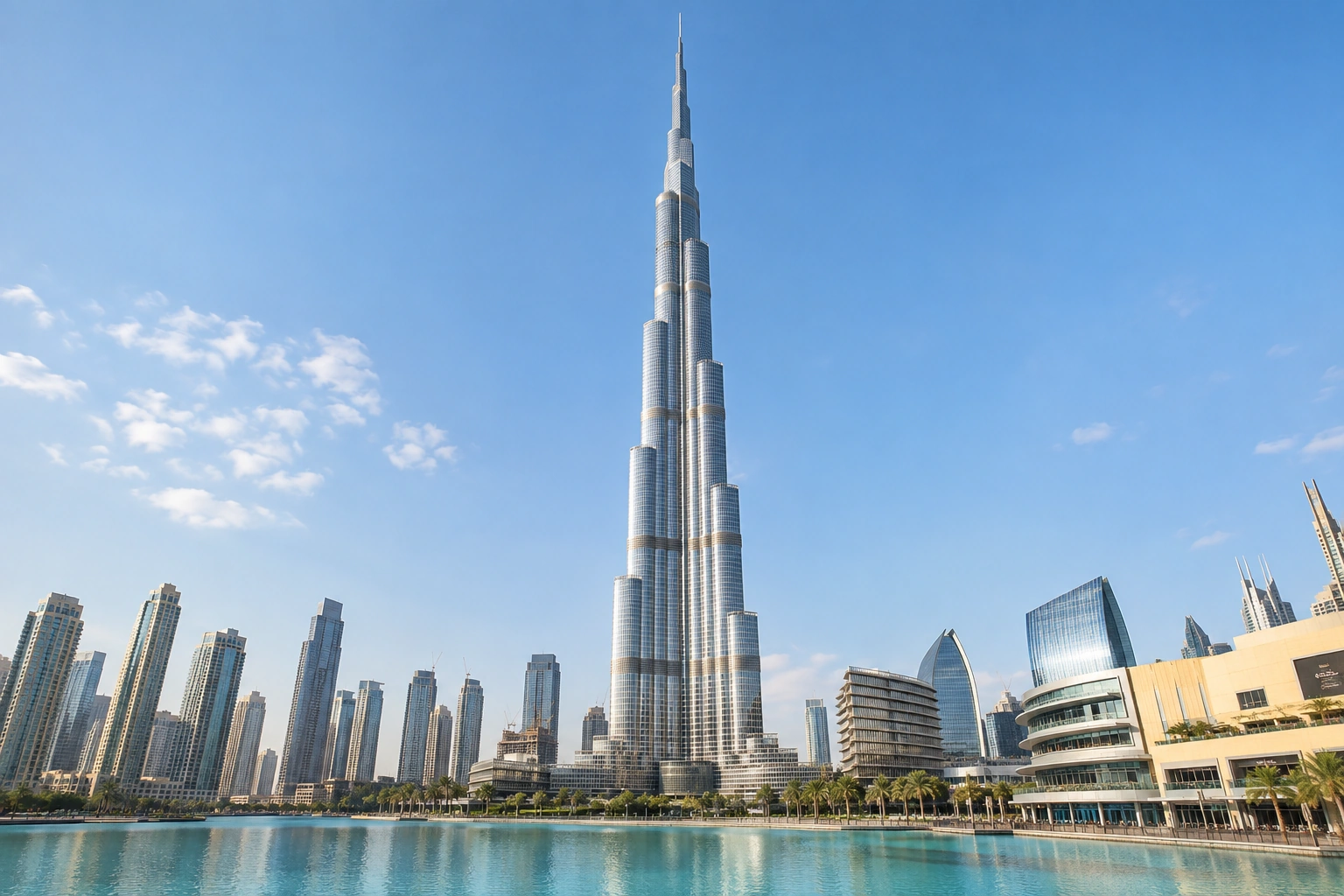 Illustrative artwork of Burj Khalifa in Dubai