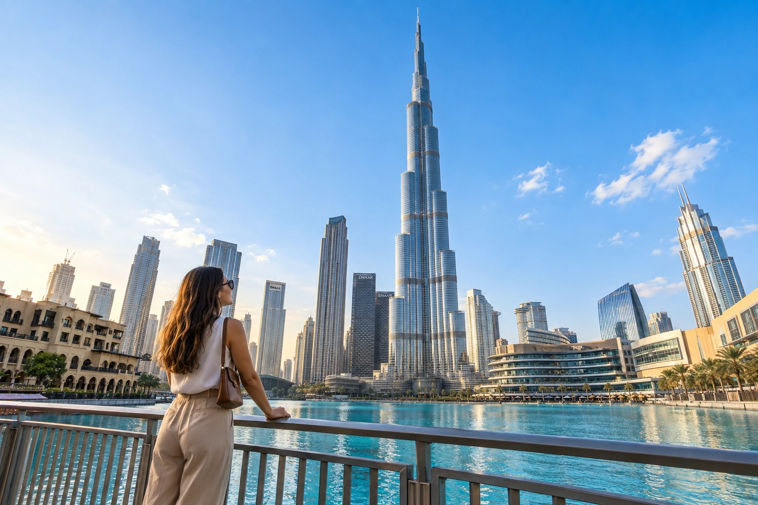 Illustrative Lake and Tower Experience preview for Burj Khalifa
