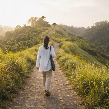 Illustrative Ridge First Light Experience preview for Campuhan Ridge Walk