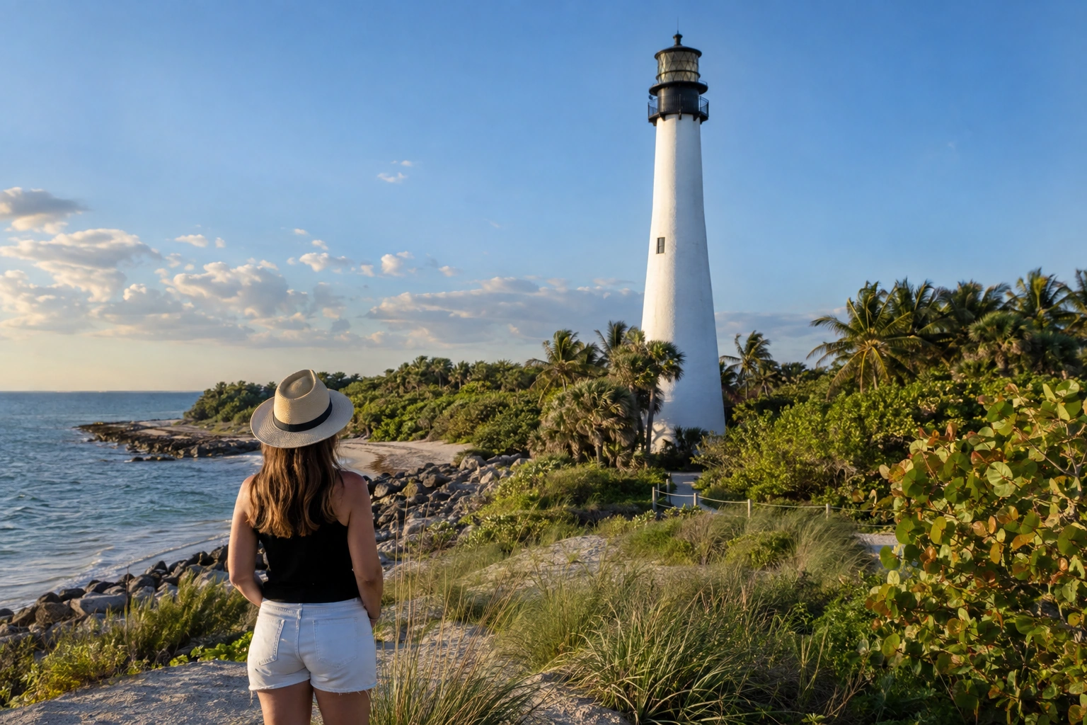 Illustrative Shoreline and Tower Experience preview for Cape Florida Lighthouse