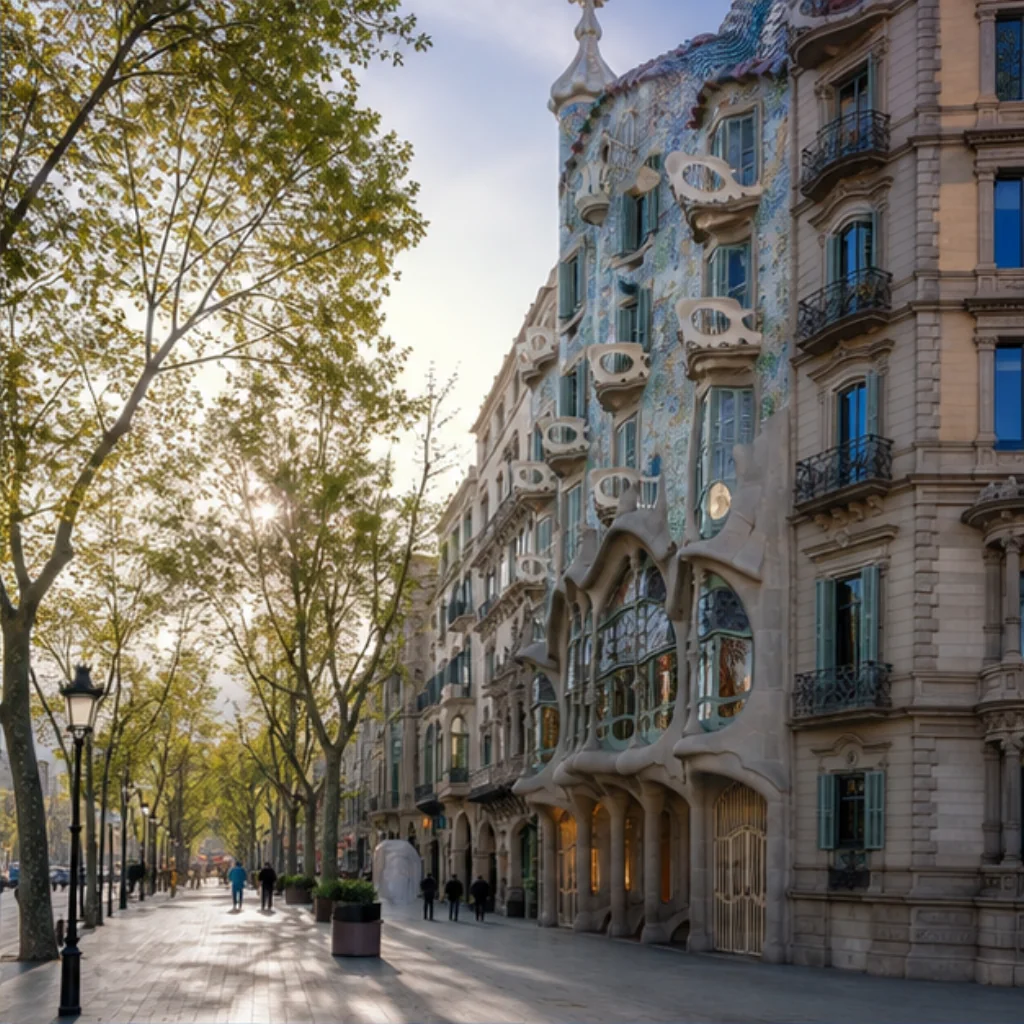 Illustrative Passeig Morning Experience preview for Casa Batlló