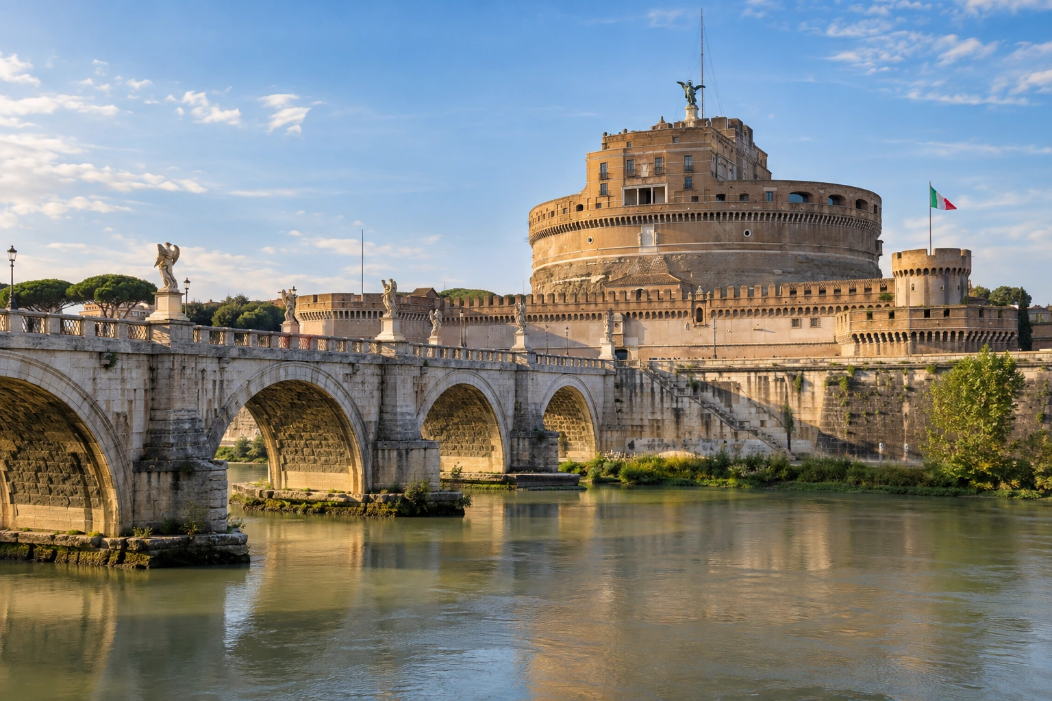 Illustrative catalog artwork of Castel Sant'Angelo in Rome
