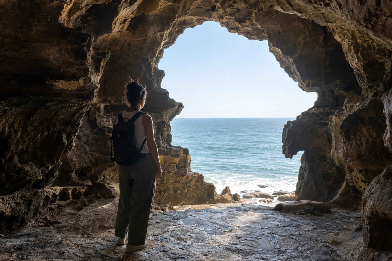 Illustrative Sea Gate Daylight Experience preview for Caves of Hercules
