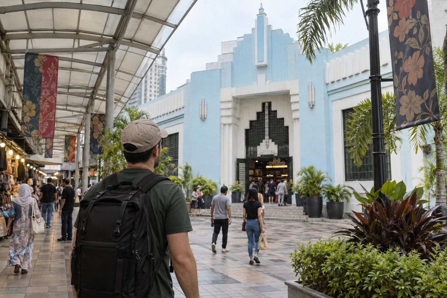Illustrative Art Deco Daylight Experience preview for Central Market