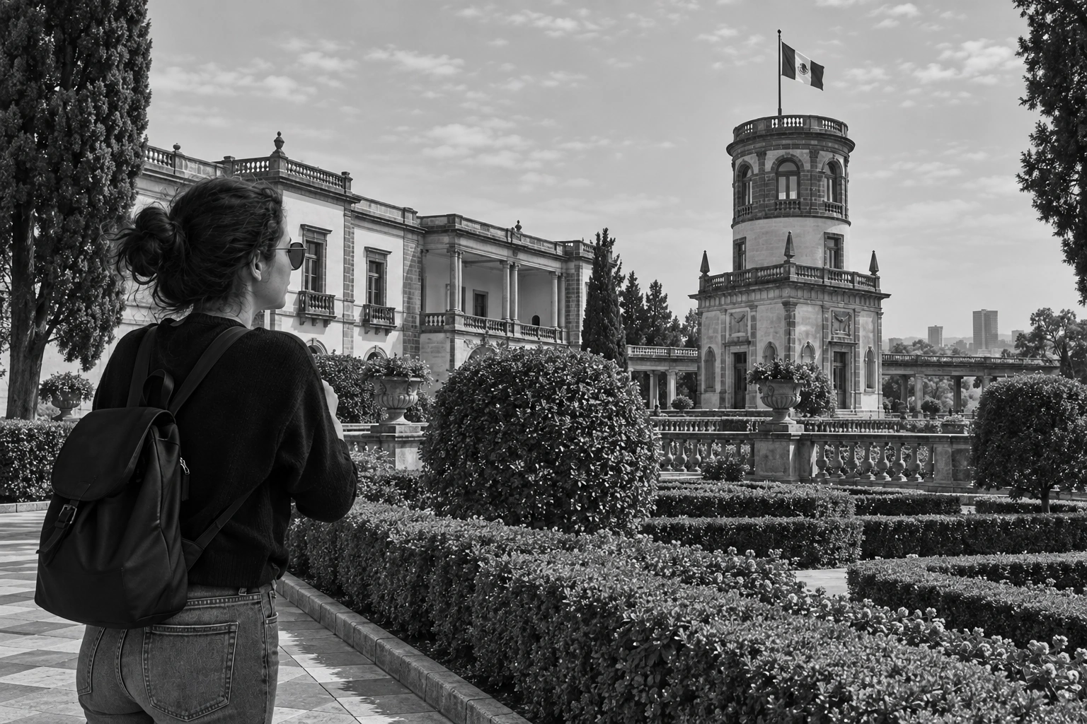 Illustrative Hilltop Castle on Film Experience preview for Chapultepec Castle