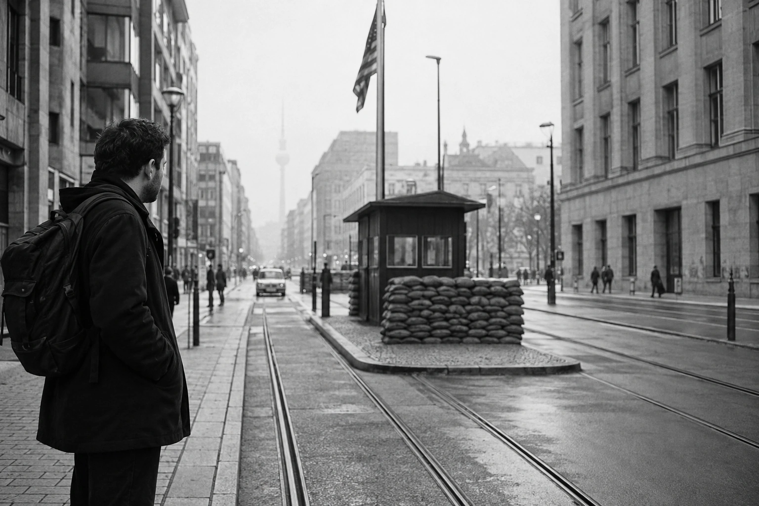 Illustrative Checkpoint on Film Experience preview for Checkpoint Charlie