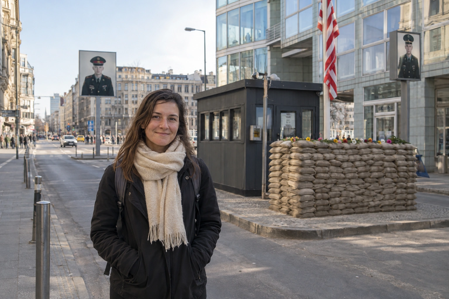 Illustrative Crossing Daylight Experience preview for Checkpoint Charlie