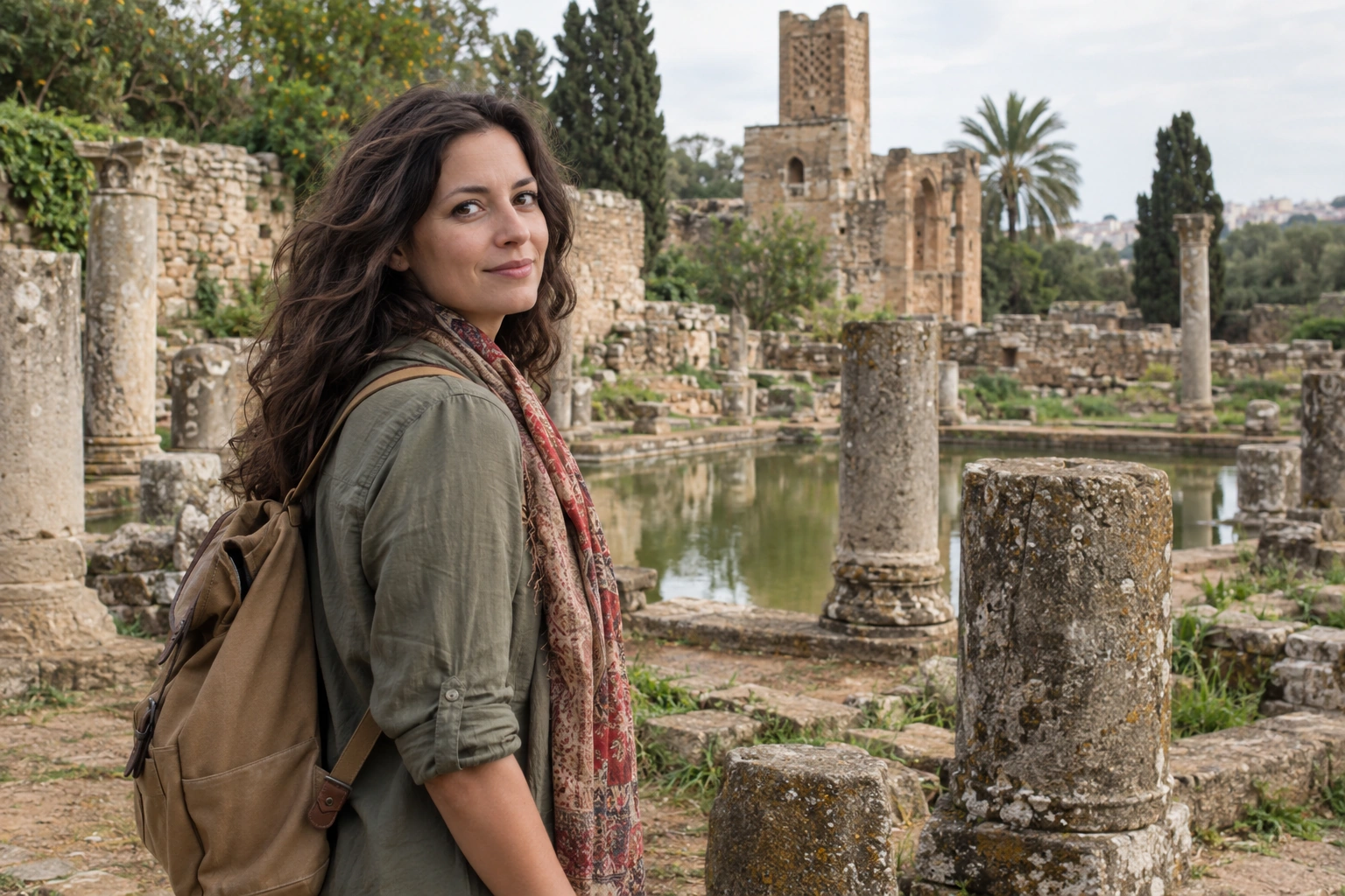 Illustrative Roman Columns Experience preview for Chellah