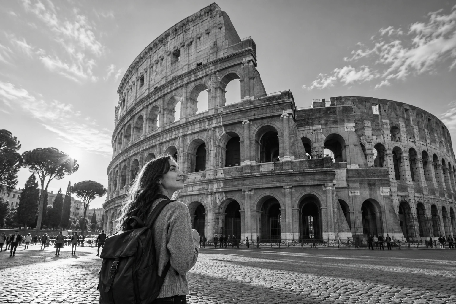 Illustrative Arcades on Film Experience preview for Colosseum
