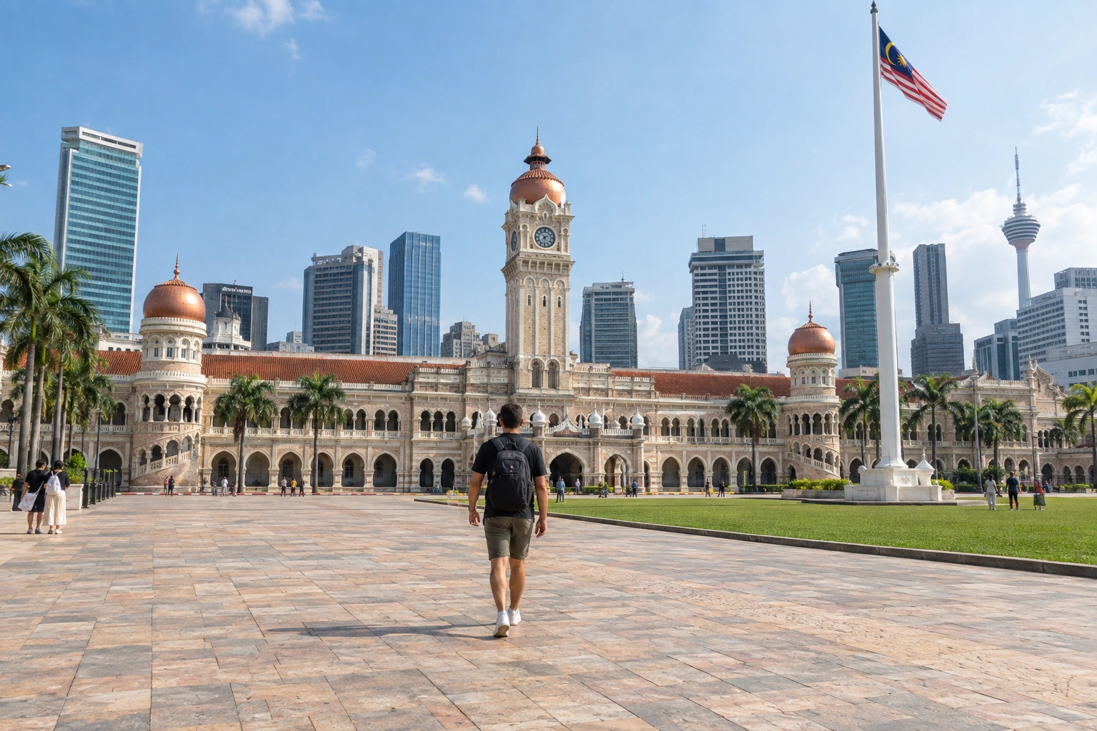 Illustrative Square Daylight Experience preview for Dataran Merdeka