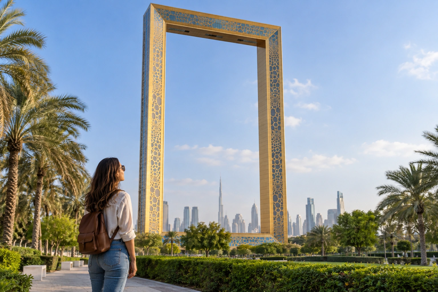 Illustrative Pattern and Scale Experience preview for Dubai Frame