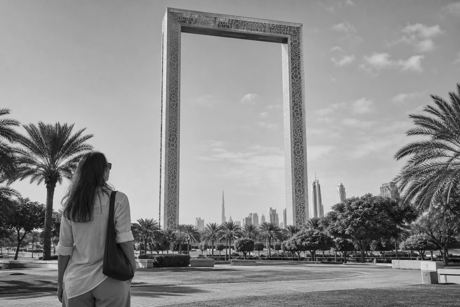 Illustrative Zabeel on Film Experience preview for Dubai Frame
