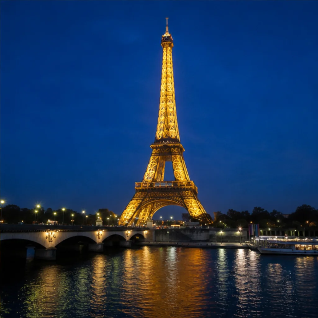 Illustrative Tower Blue Hour Experience preview at Eiffel Tower