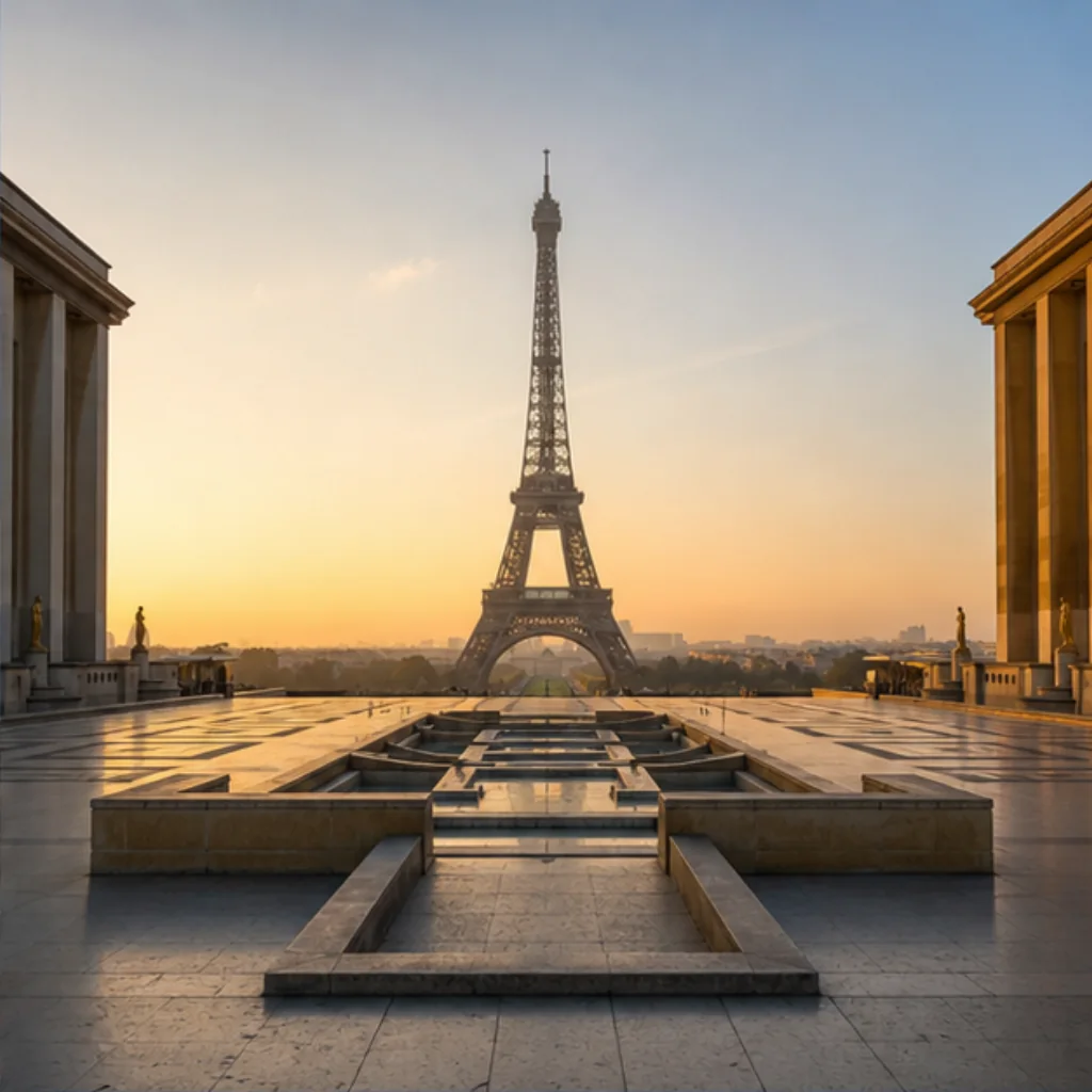 Illustrative Trocadéro Morning Experience preview at Eiffel Tower