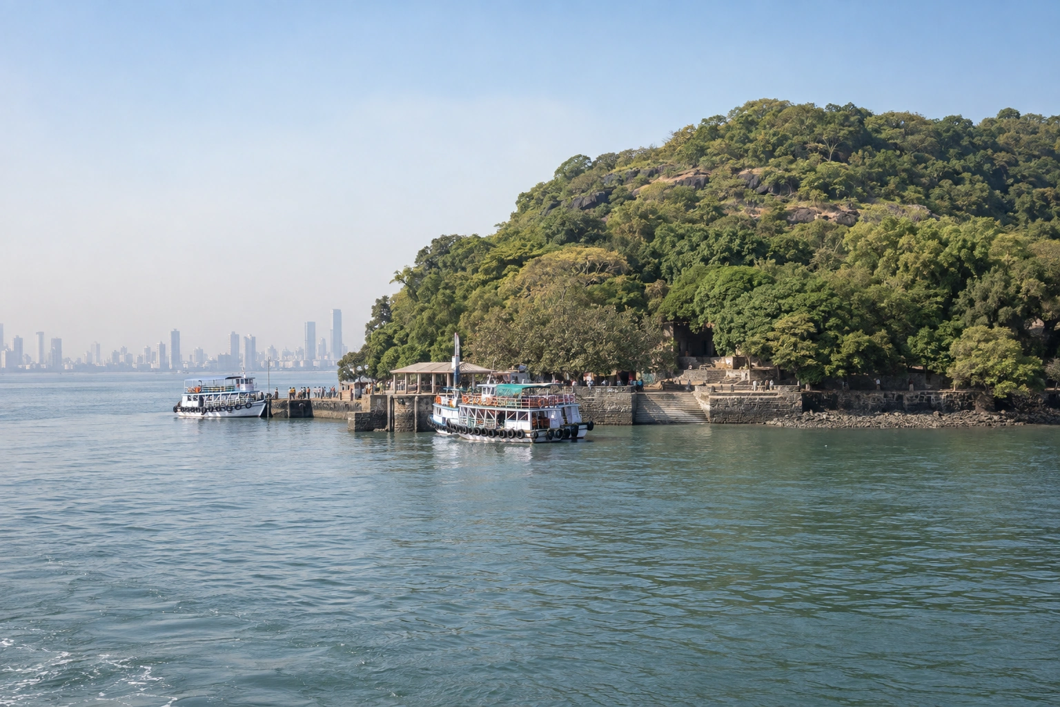 Illustrative Island Approach Experience preview for Elephanta Caves