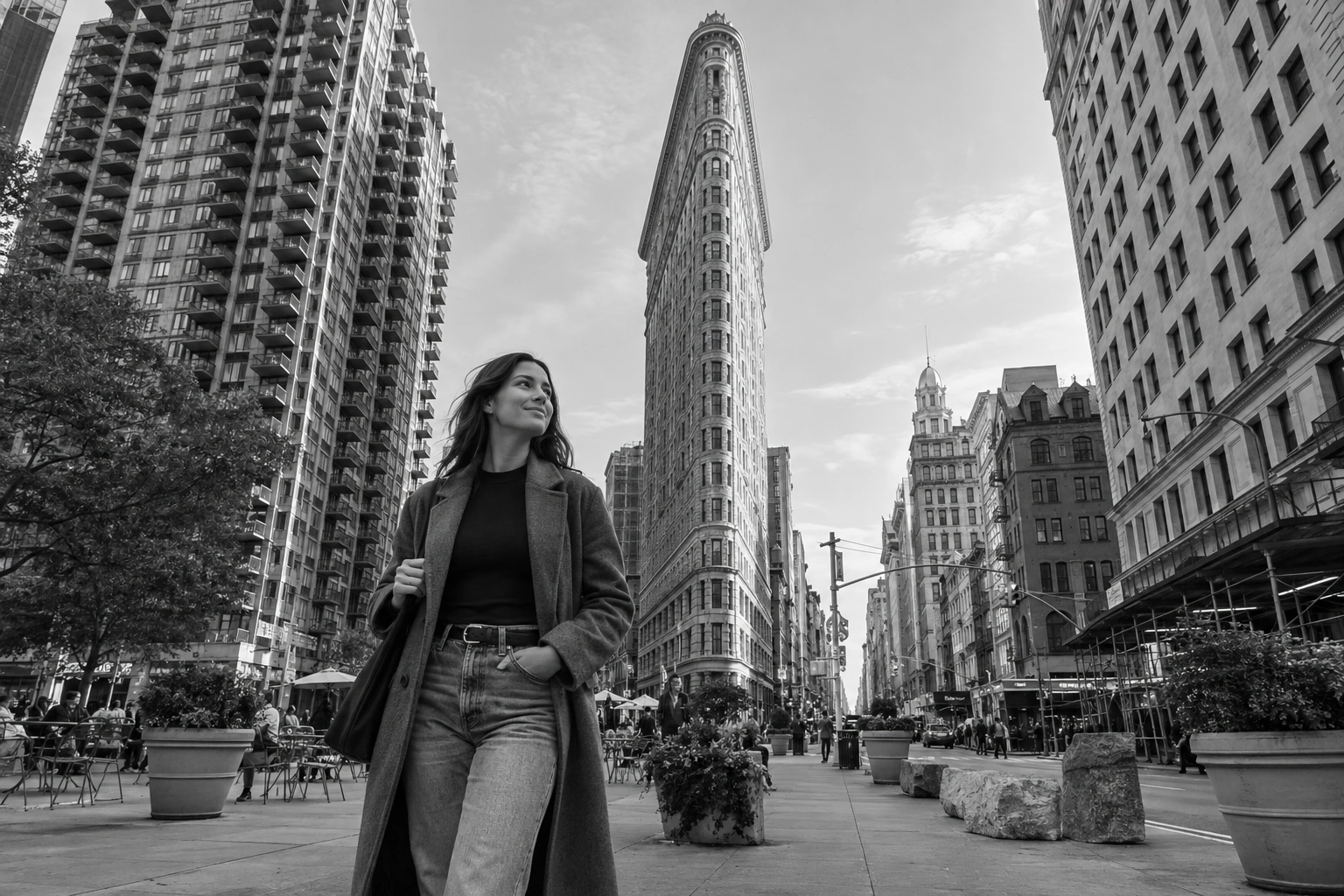 Illustrative Broadway on Film Experience preview for Flatiron Building