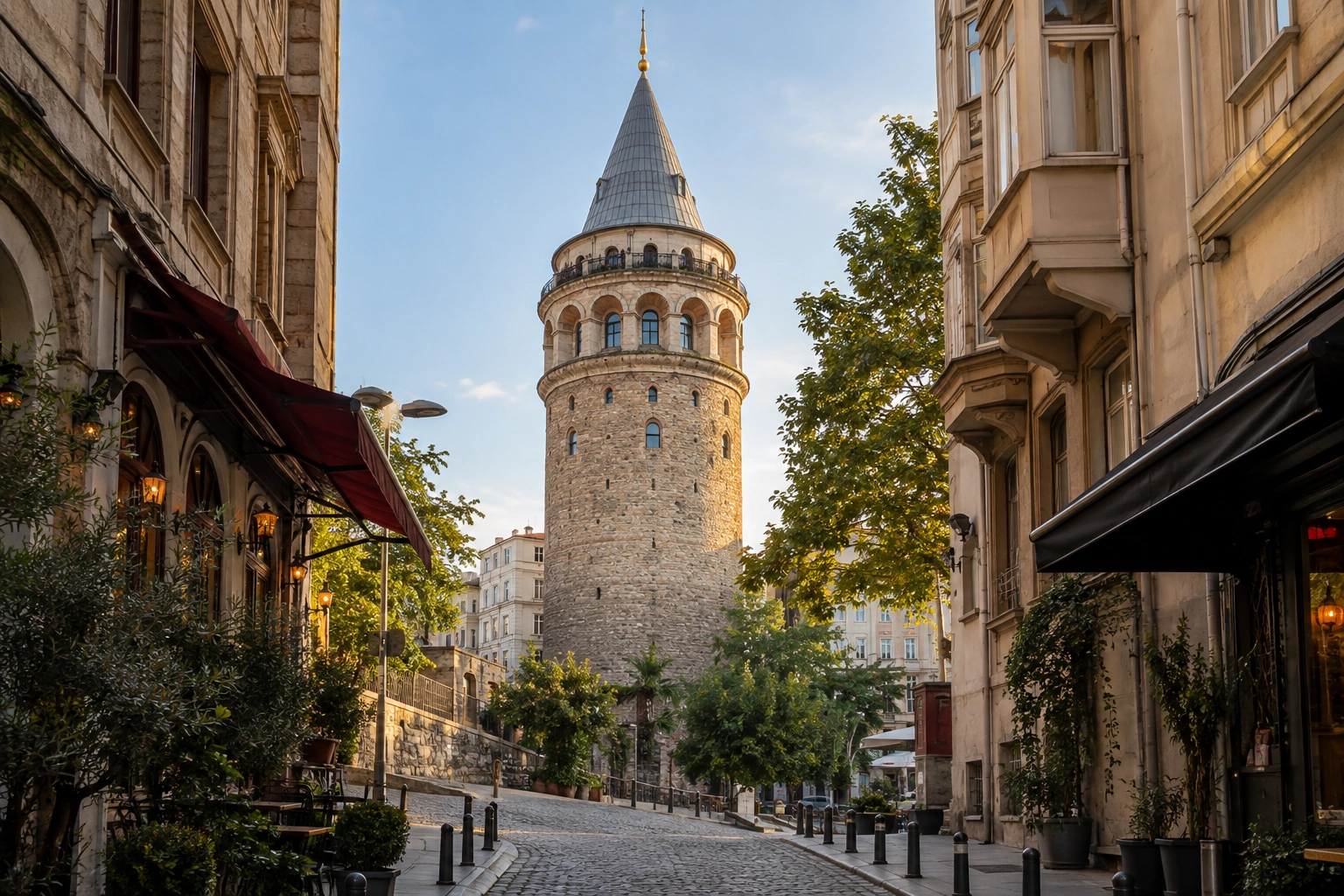 Illustrative catalog artwork of Galata Tower in Istanbul