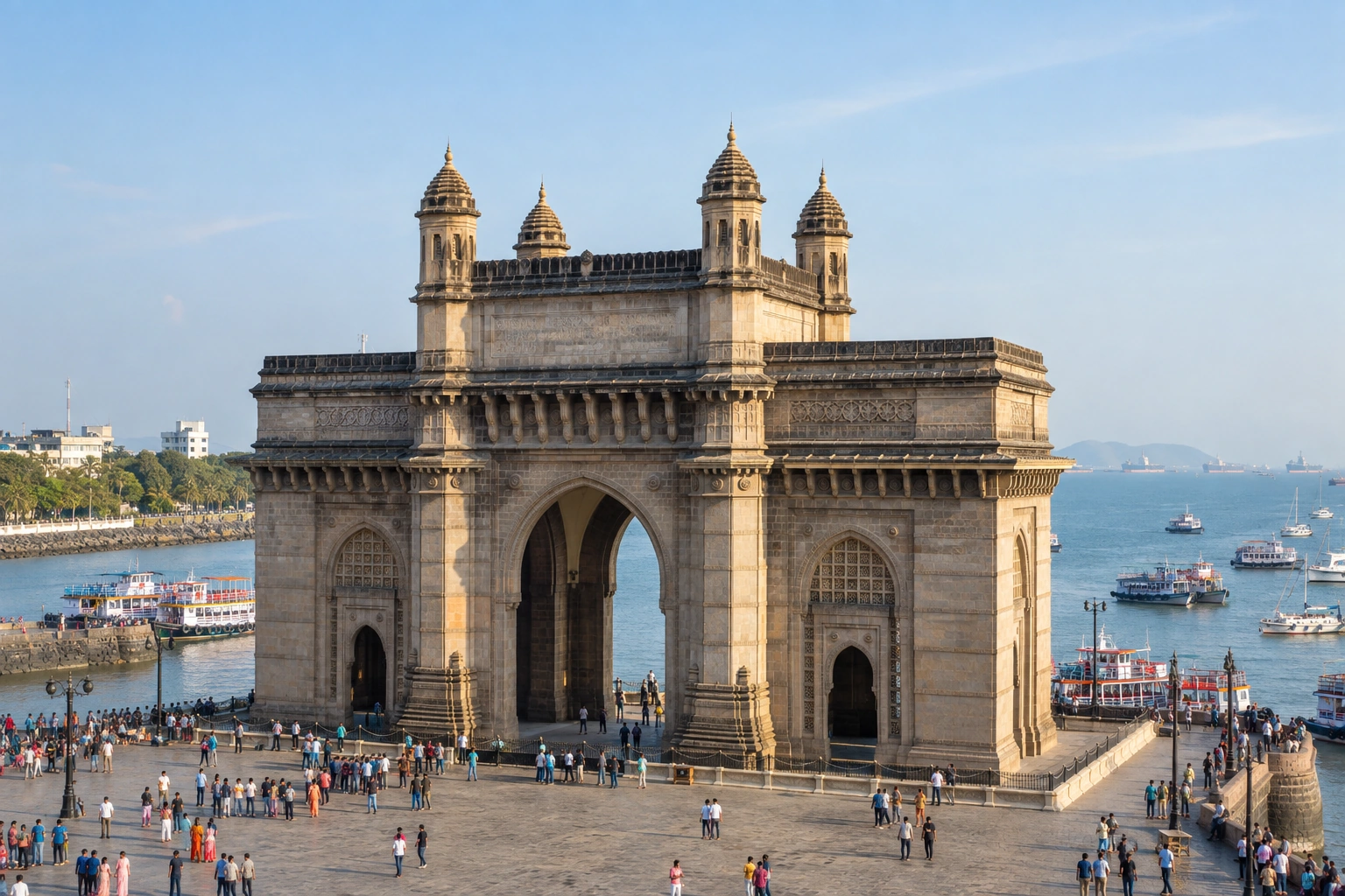 Illustrative catalog artwork of Gateway of India in Mumbai