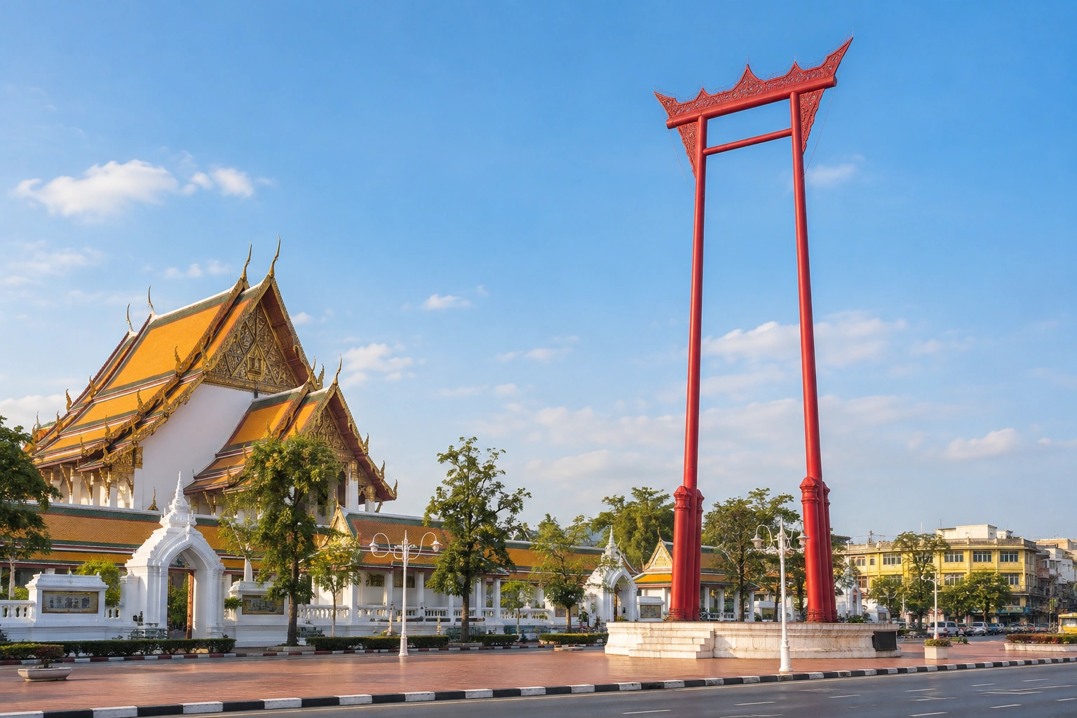 Illustrative catalog artwork of Giant Swing in Bangkok