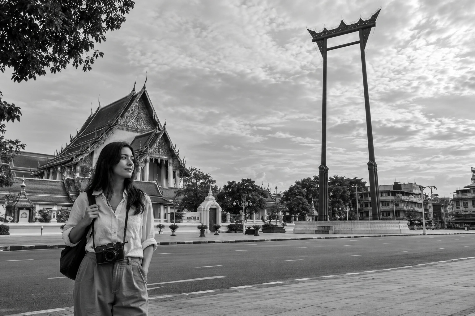Illustrative Old Bangkok on Film Experience preview at Giant Swing