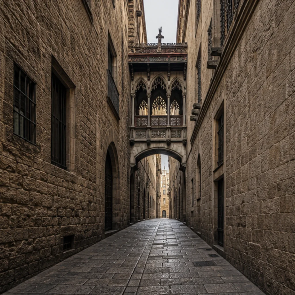 Illustrative Empty Lane Experience preview for Gothic Quarter