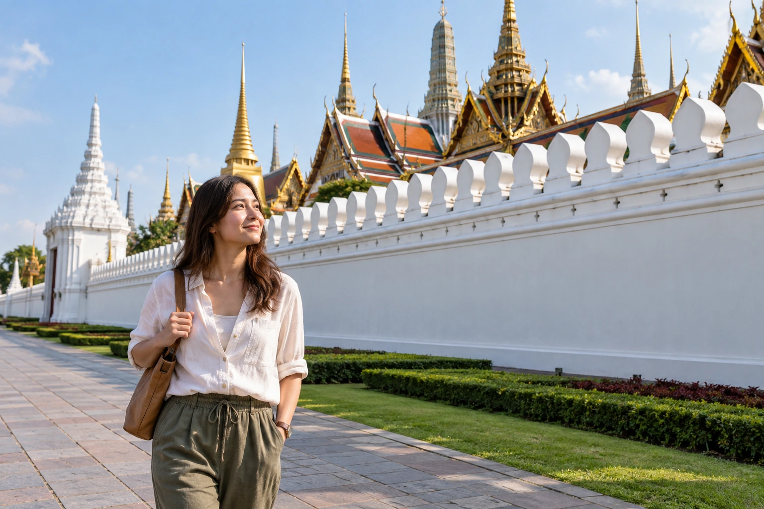 Illustrative White Wall Rhythm Experience preview for Grand Palace Bangkok