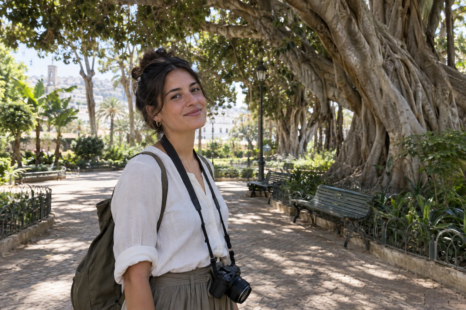 Illustrative Mendoubia Gardens Experience preview for Grand Socco
