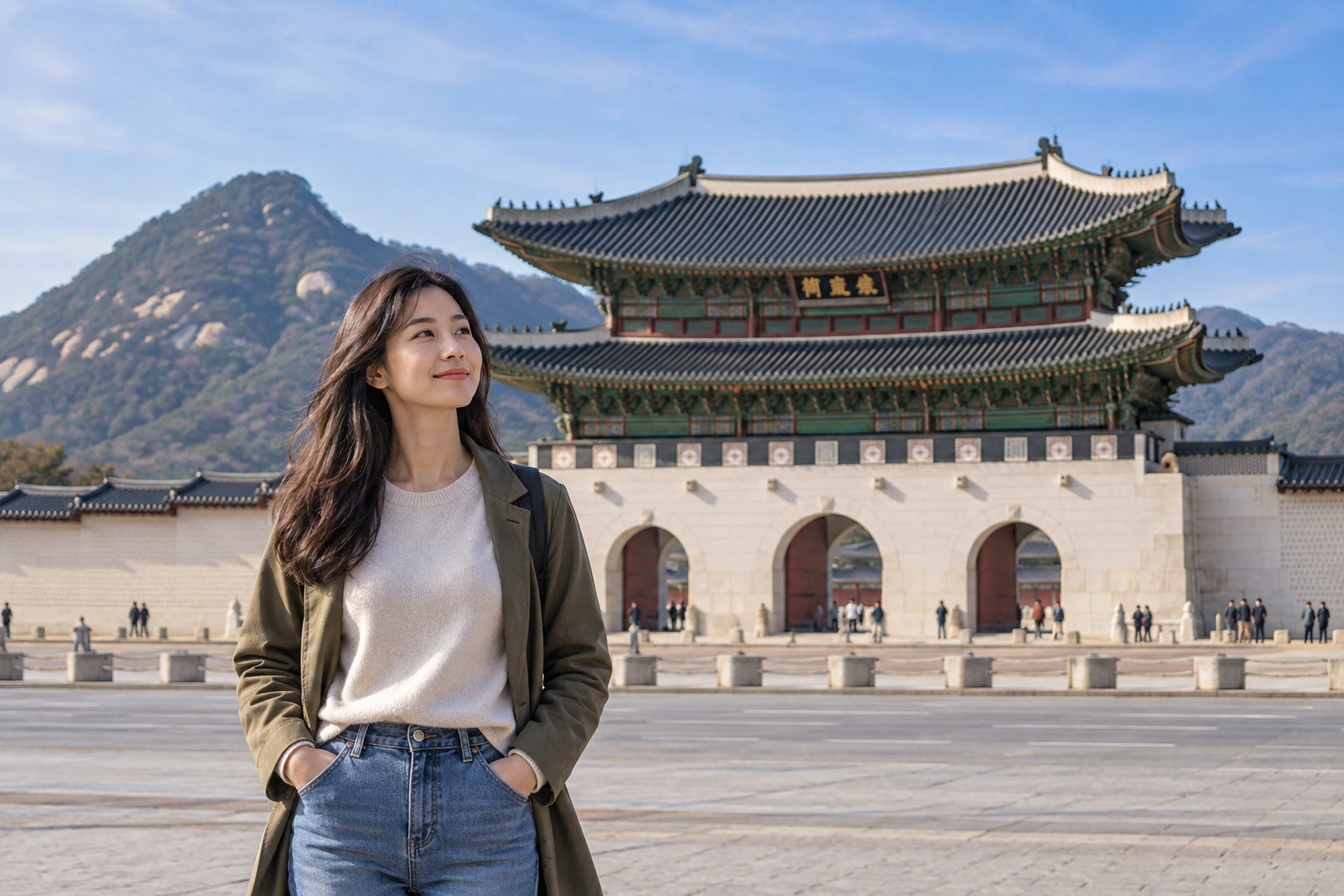 Illustrative Gwanghwamun Roofs Experience preview at Gyeongbokgung Palace