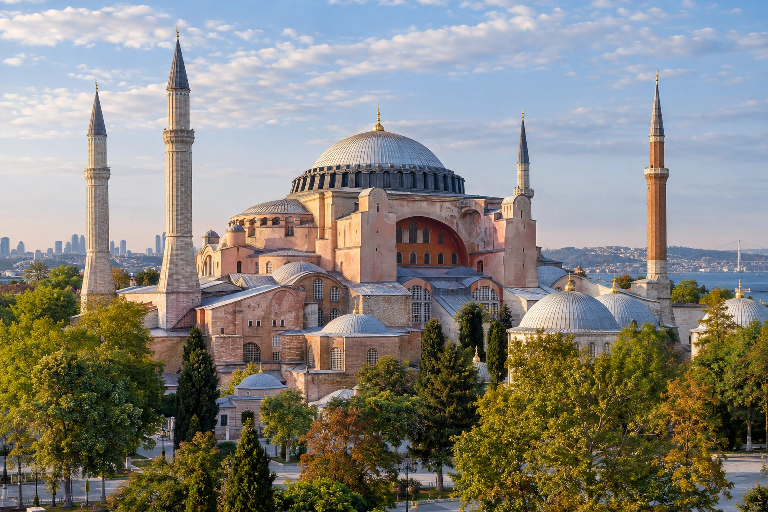Illustrative catalog artwork of Hagia Sophia in Istanbul