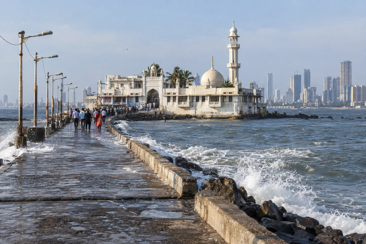 Illustrative Causeway Daylight Experience preview for Haji Ali Dargah