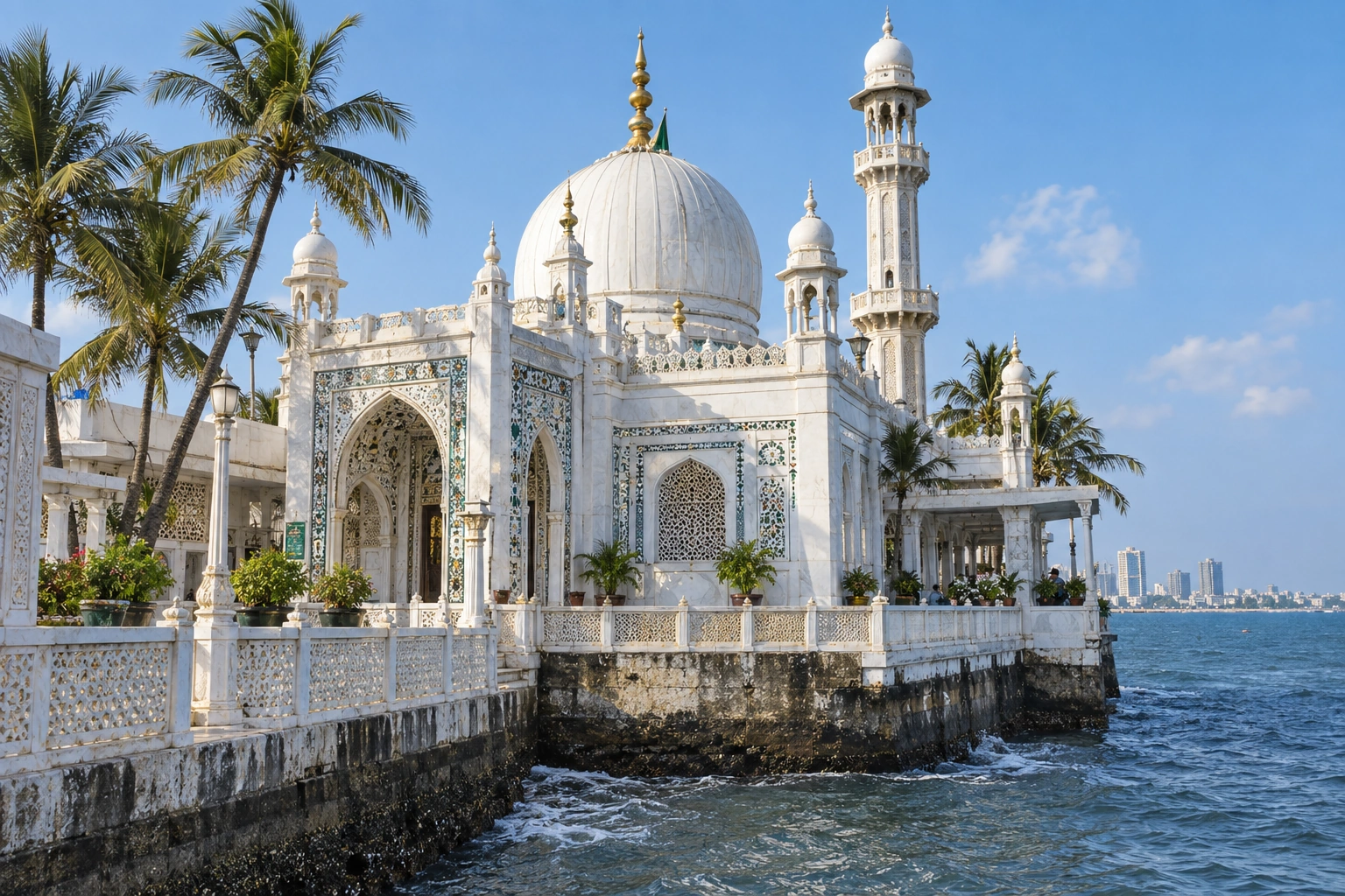 Illustrative White Domes Experience preview for Haji Ali Dargah