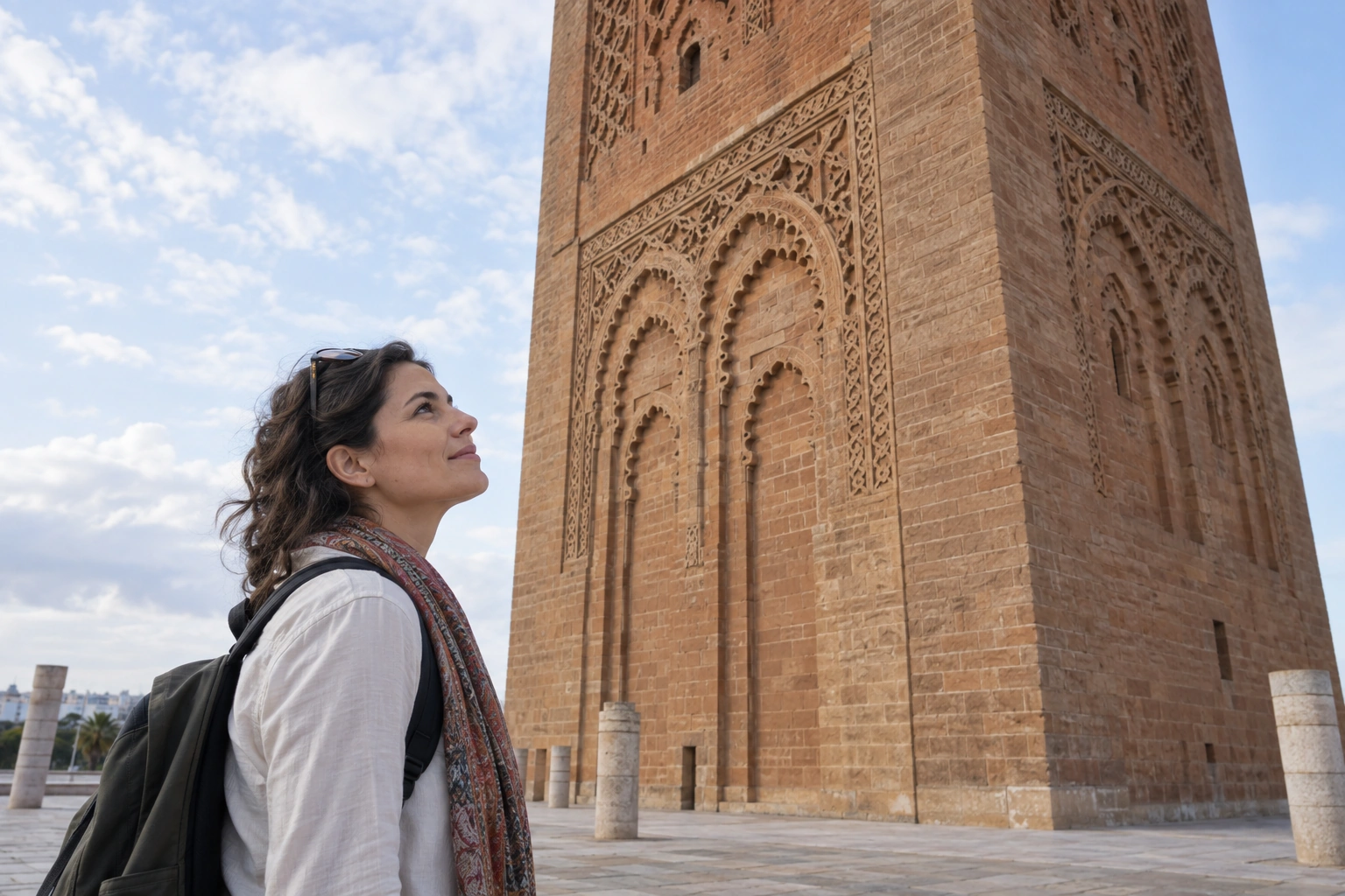 Illustrative Almohad Stonework Experience preview for Hassan Tower