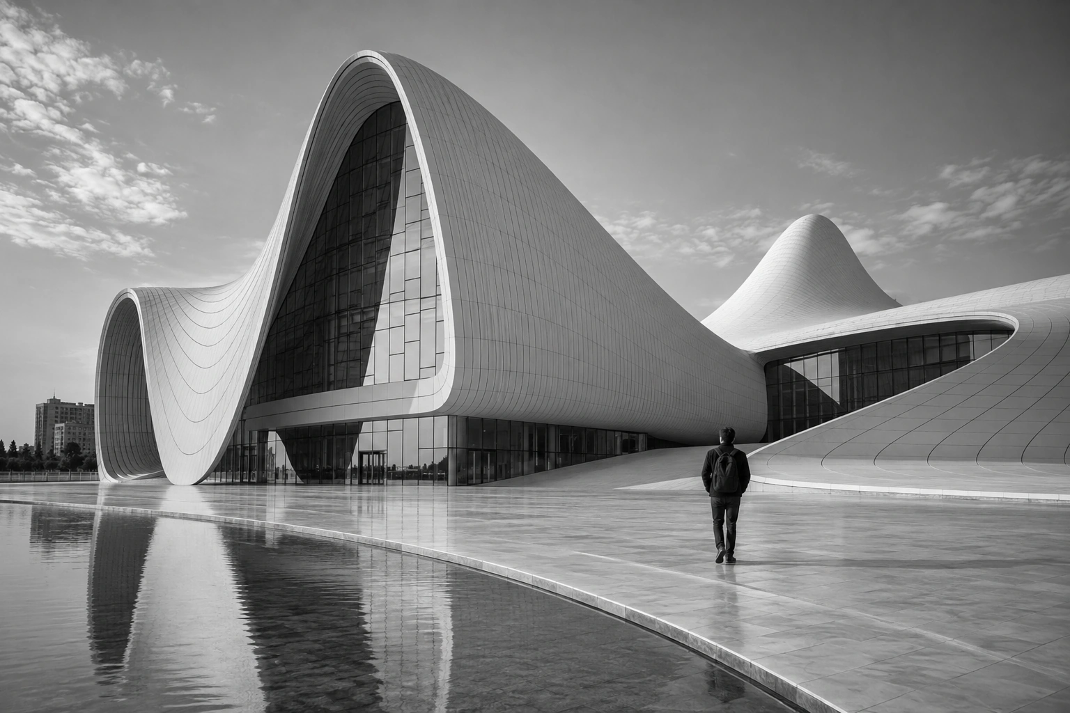 Illustrative Heydar Aliyev Center on Film Experience preview for Heydar Aliyev Center