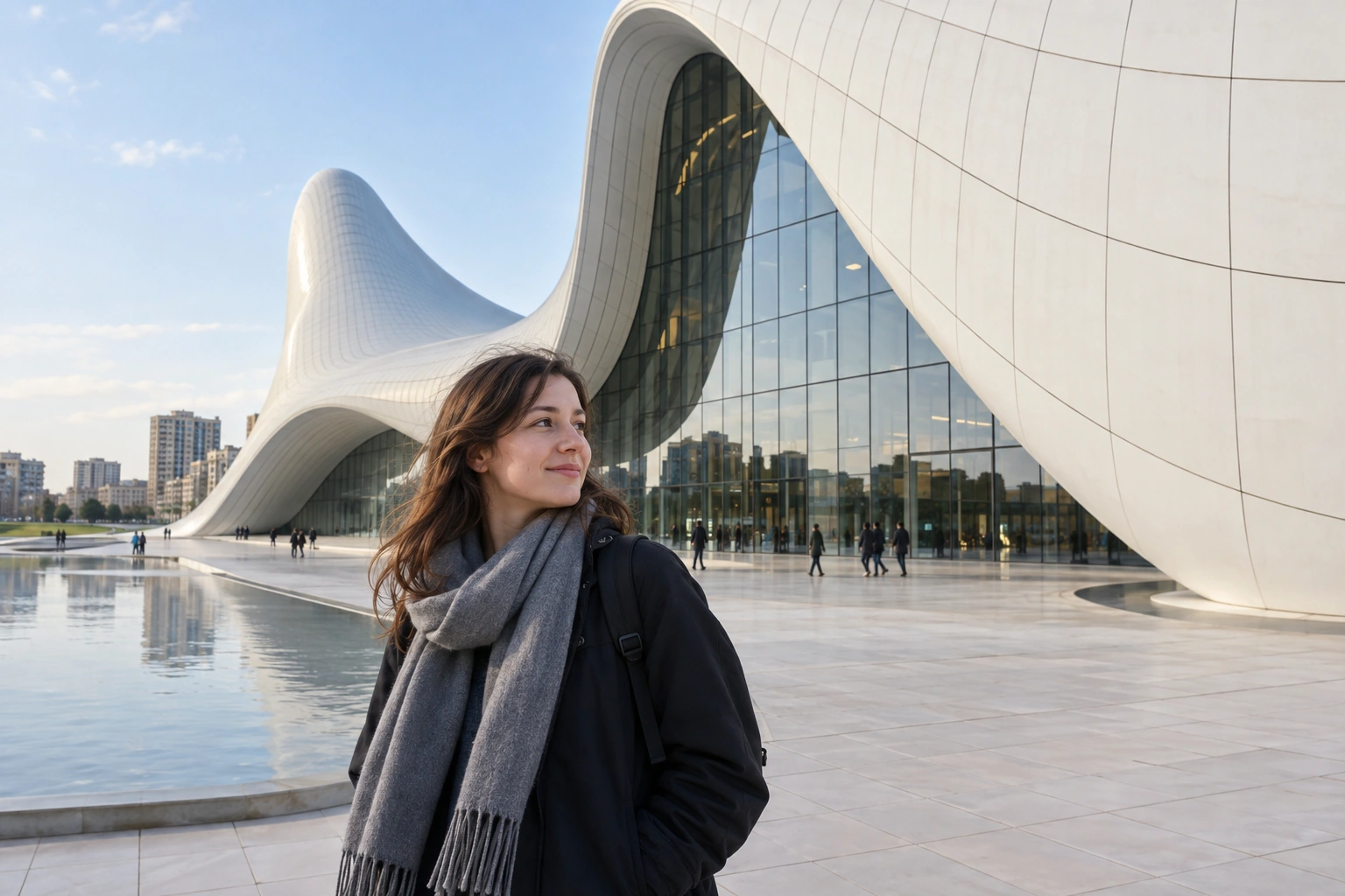 Illustrative White Panels Experience preview for Heydar Aliyev Center