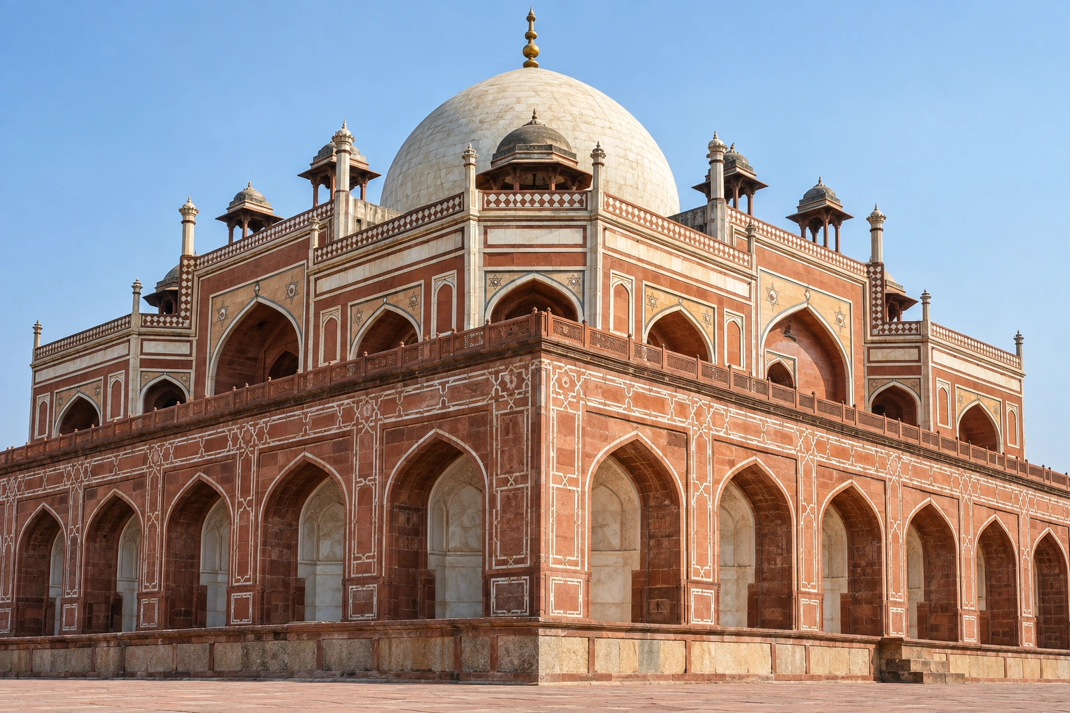 Illustrative Sandstone and Marble Experience preview for Humayun’s Tomb