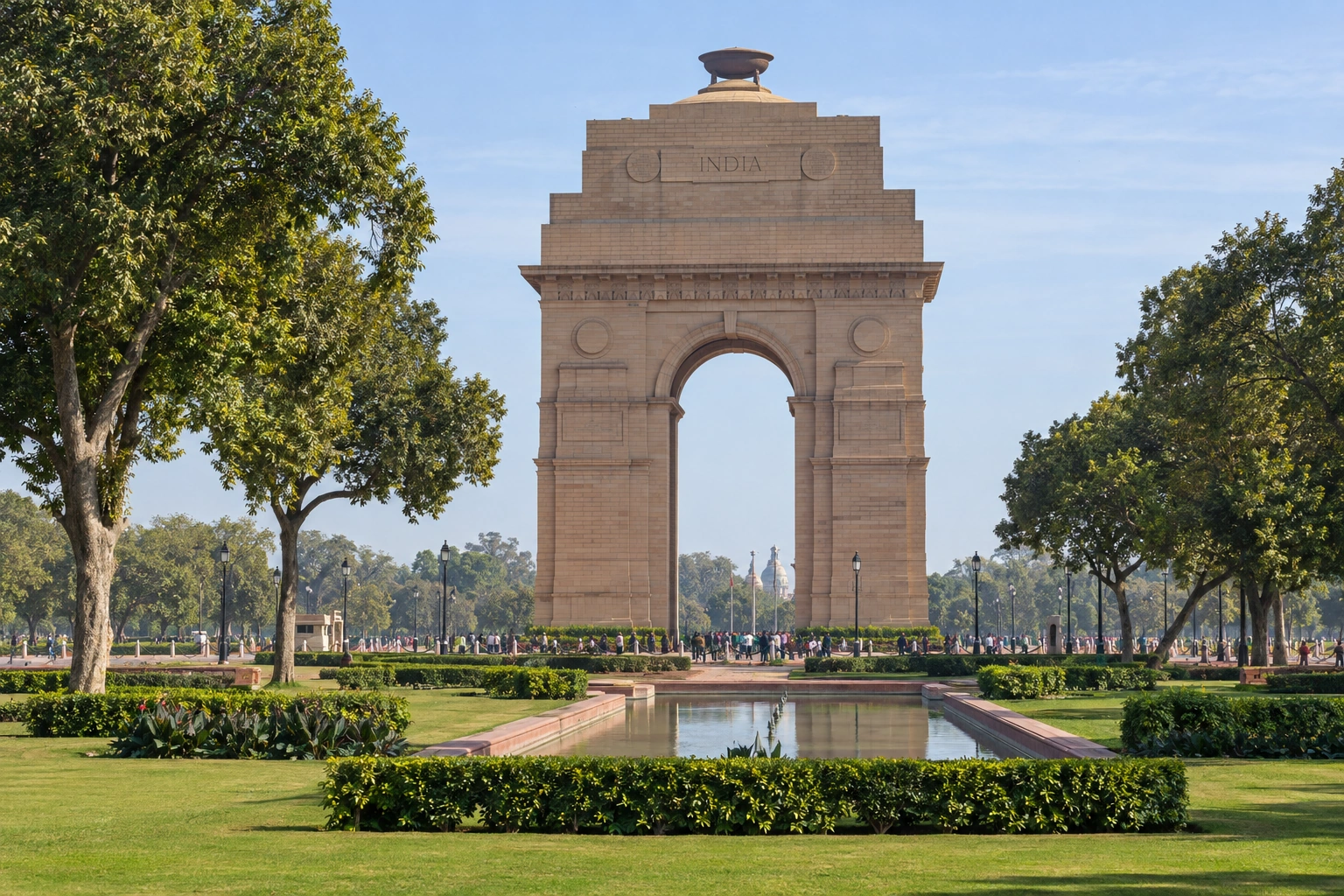 Illustrative Kartavya Path Daylight Experience preview for India Gate