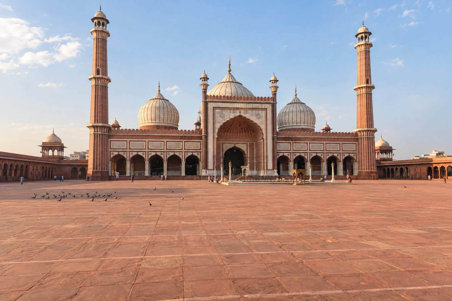 Illustrative Courtyard Daylight Experience preview for Jama Masjid