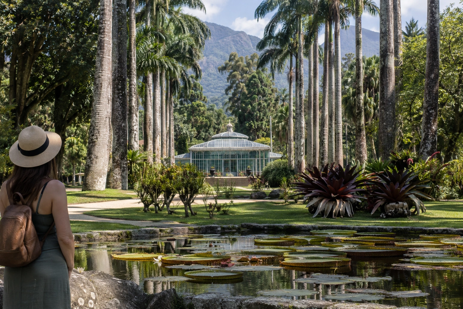 Illustrative Botanic Shade Experience preview for Rio de Janeiro Botanical Garden