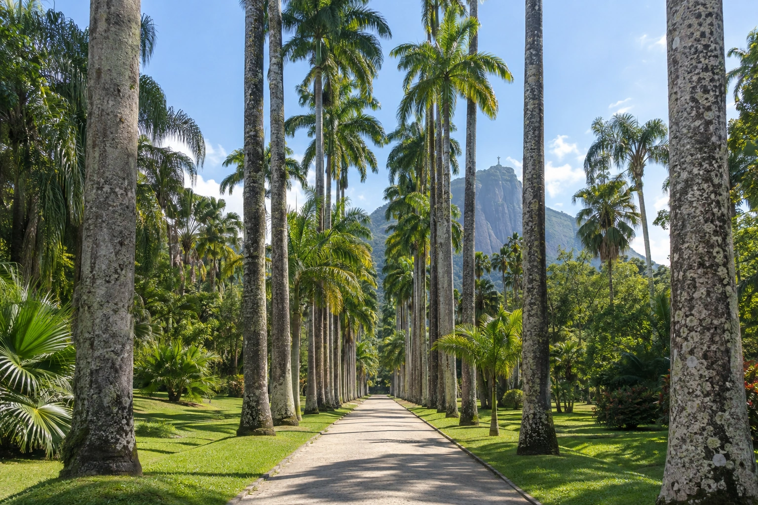 Illustrative catalog artwork of the Rio de Janeiro Botanical Garden