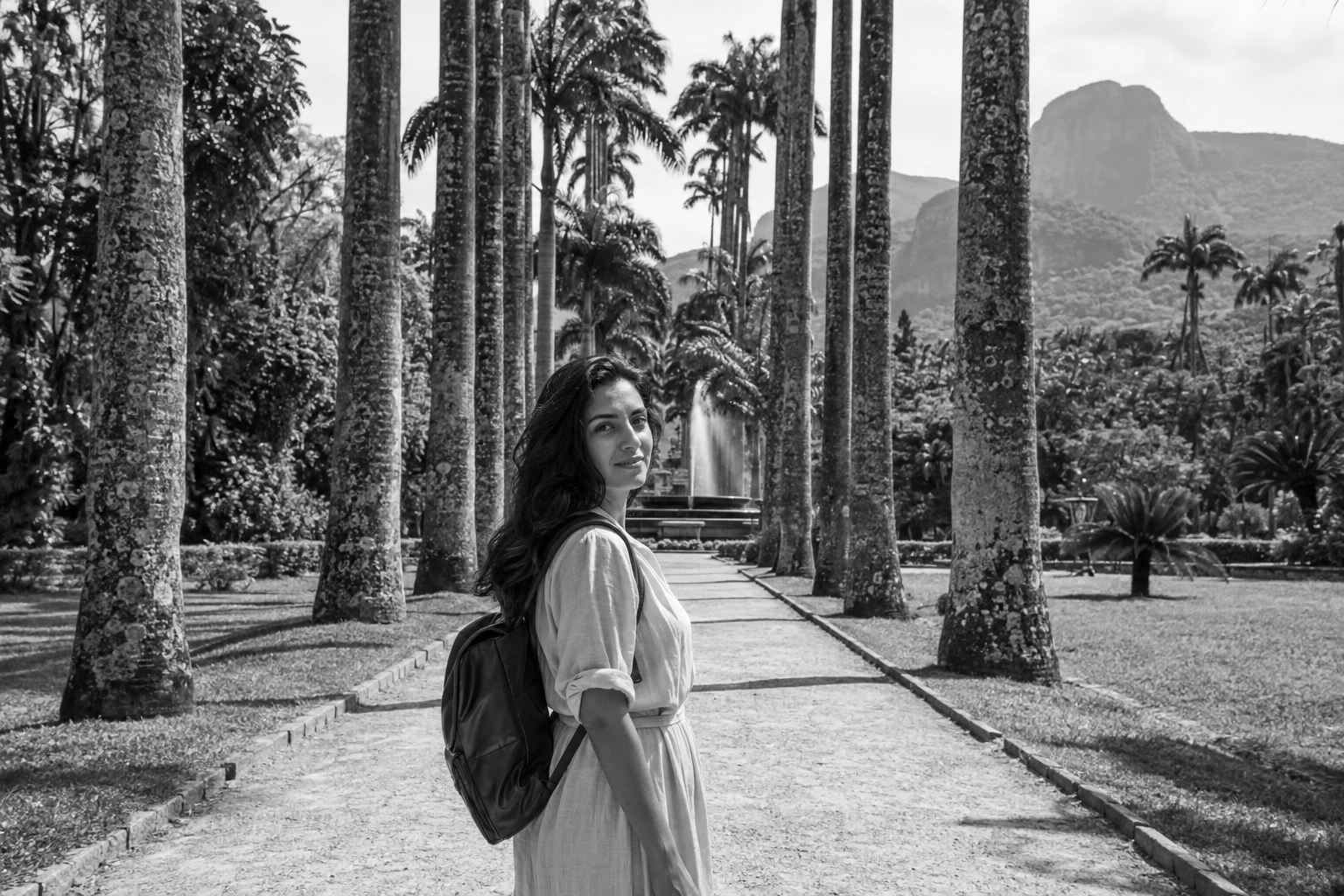Illustrative Jardim on Film Experience preview for Rio de Janeiro Botanical Garden