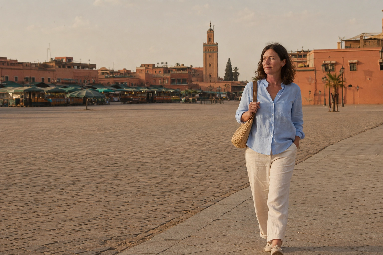 Illustrative Medina on Film Experience preview for Jemaa el-Fnaa